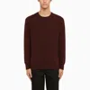Drumohr Bordeaux Cashmere Crew-neck Sweater