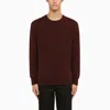 Drumohr Bordeaux Cashmere Crew-neck Sweater
