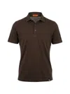 Drumohr 반소매 폴로 셔츠 In Brown