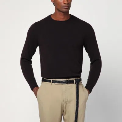 DRUMOHR DRUMOHR  BROWN CASHMERE SWEATER