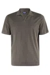 Drumohr Polo S Bott Mc T Frosted In Brown