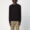 Drumohr Brown Crew-neck Sweater In Cashmere