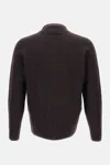 Drumohr Brushed Cardigan In Brown