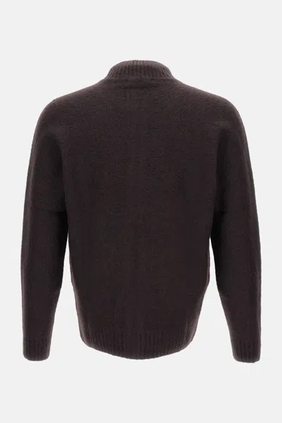Drumohr Brushed Cardigan In Brown