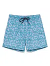 Drumohr Butterfly-print Swim Shorts In Blue