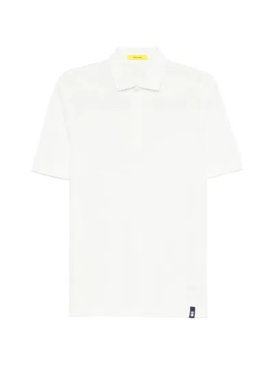 Drumohr Button-fastening Polo Shirt In White
