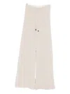 Drumohr Cable-knit Drawstring Trousers In Neutral