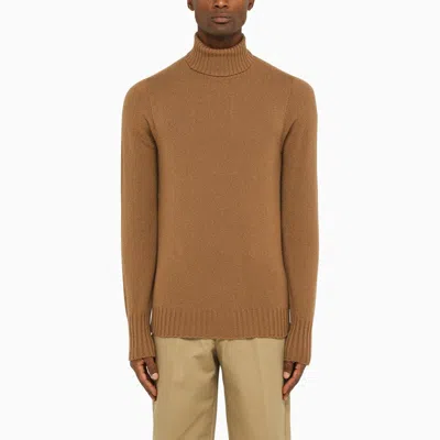 DRUMOHR CAMEL WOOL TURTLENECK