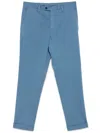 Drumohr Carrot Pants In Blue