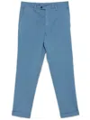 Drumohr Carrot Pants In Blue