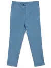 Drumohr Carrot Pants In Blue