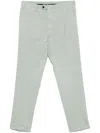 Drumohr Tapered Chinos In Green