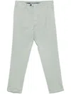 Drumohr Tapered Chinos In Green
