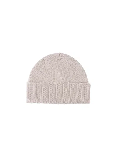 Drumohr Cashmere Beanie In Cream