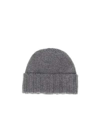 DRUMOHR DRUMOHR RIBBED BEANIE HAT