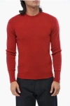 Drumohr Cashmere Crew-neck Sweater In Red