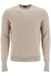 Drumohr Cashmere Crew Neck Sweater In Sabbia