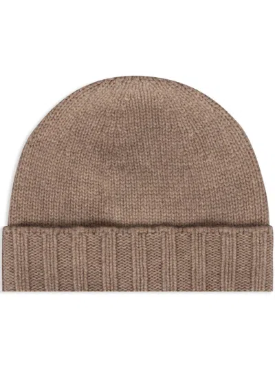 Drumohr Cashmere Hat In Brown