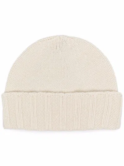 Drumohr Cashmere Hat In White