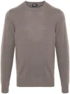 Drumohr G Collo Cashmere Coccola Soft Doppio Filo Tubolare In Brown