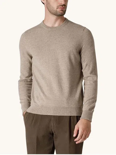Drumohr Cashmere Jumper In Beige