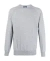 Drumohr Cashmere Long-sleeve Jumper In Gray