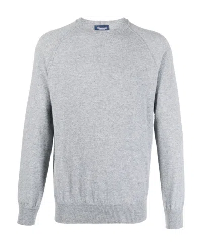 Drumohr Cashmere Long-sleeve Jumper In Gray