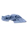 Drumohr Cashmere Scarf With Plush Texture In Blue