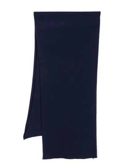 Drumohr Cashmere Scarf In Blue