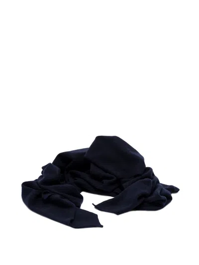 Drumohr Cashmere Scarf With Soft Texture In Black