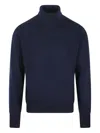 Drumohr Turtleneck Sweater In Blue