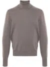 Drumohr Turtleneck Sweater In 褐色