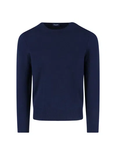 Drumohr Cashmere Sweater In Blue