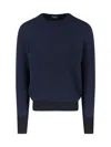 Drumohr Cashmere Sweater In Blue
