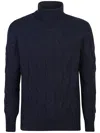 Drumohr Cashmere Sweater In Blue