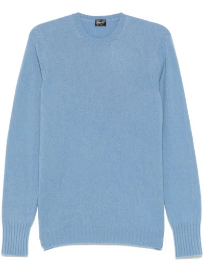Drumohr Cashmere Sweater In Light Blue