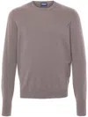 Drumohr Round Neck Sweater In Brown