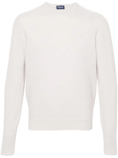 Drumohr Cashmere Sweater In Grey