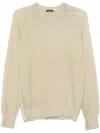 Drumohr Cashmere Sweater In Yellow