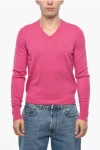 Drumohr Cashmere V-neck Sweater In Multi