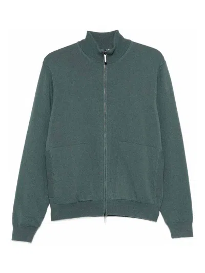 Drumohr Reversible Jacket In Green