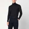 Drumohr Modern Turtleneck Sweater Long Sleeves In Gray