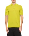 Drumohr Classic Knit Polo Shirt With Pointed Collar In Green