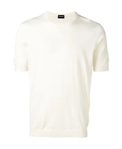 DRUMOHR DRUMOHR SHORT-SLEEVED CREWNECK KNITTED JUMPER