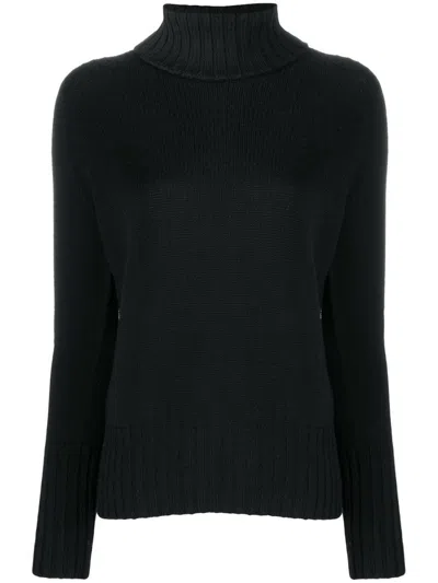 DRUMOHR CLASSIC ROLL NECK SWEATER WITH RIBBED DETAILING