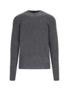 Drumohr Fine Knit Sweater In Gray