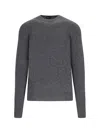 Drumohr Fine Knit Sweater In Gray