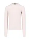 Drumohr Ribbed Crewneck Sweater With Soft Texture