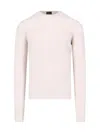 Drumohr Ribbed Crewneck Sweater With Soft Texture