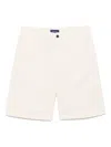 Drumohr Relaxed Fit Cotton Bermuda Shorts In Neutrals